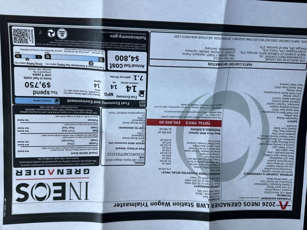 2026 INEOS Grenadier Trialmaster Edition West Valley UT