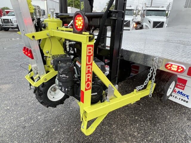 2026 Isuzu FTR 18' Aluminum Flatbed Truck with Truck Mounted Forklift. Order Today! Miami FL