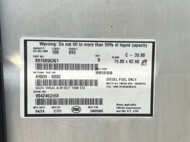 2026 Isuzu FTR 18' Aluminum Stake Bed Truck with 4K Truck Mounted Forklift Homestead FL