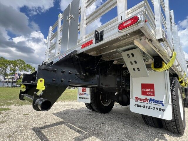 2026 Isuzu FTR 18' Aluminum Stake Bed Truck with 4K Truck Mounted Forklift Homestead FL