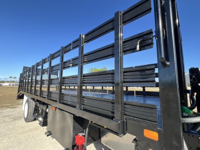 2026 Isuzu FTR 20'+4' Steel Stake Bed Dovetail Truck Homestead FL