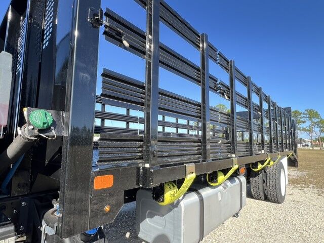 2026 Isuzu FTR 20'+4' Steel Stake Bed Dovetail Truck Homestead FL