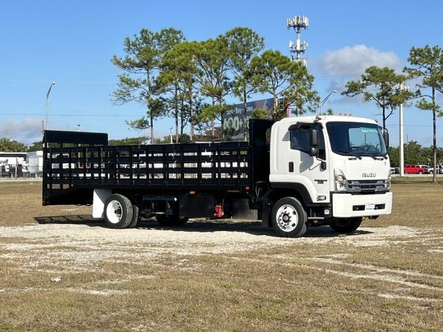 2026 Isuzu FTR 20'+4' Steel Stake Bed Dovetail Truck Homestead FL