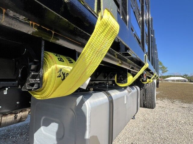 2026 Isuzu FTR 20'+4' Steel Stake Bed Dovetail Truck Homestead FL