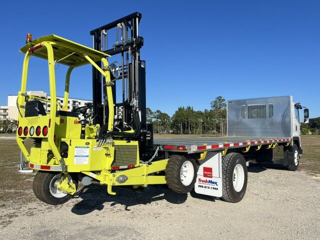 2026 Isuzu FTR 22' Aluminum Flatbed with 4,000 lbs. Truck Mounted Fork Lift Homestead FL