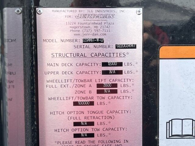2026 Isuzu FTR 22' Jerr-Dan Rollback Car Carrier Truck Miami FL
