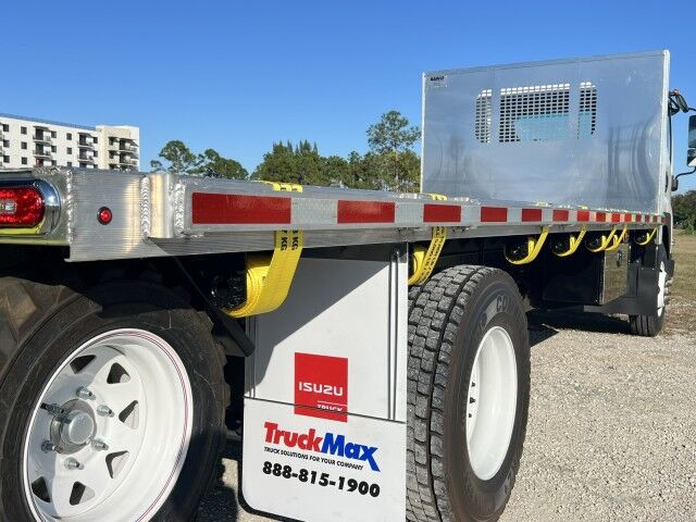 2026 Isuzu FVR 22' Aluminum Flatbed with 4,000 lbs. Truck Mounted Fork Lift Homestead FL