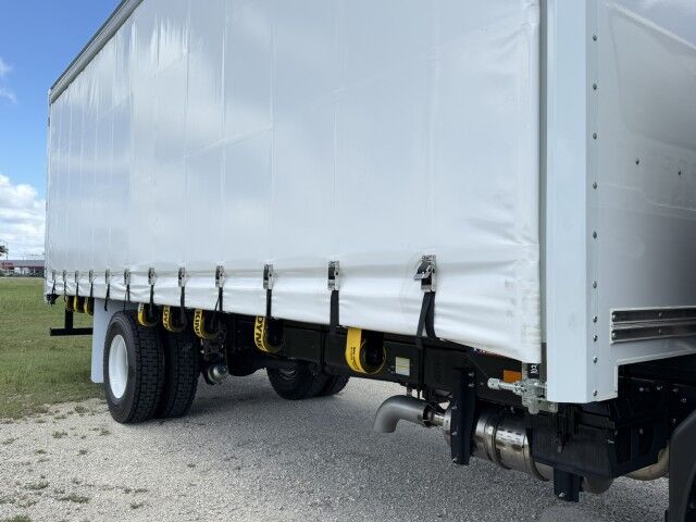 2026 Isuzu FVR 26' Curtain Sider Box Truck Homestead FL