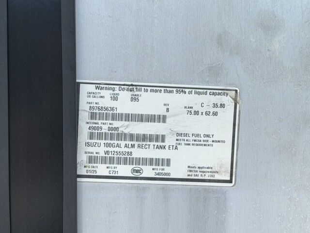 2026 Isuzu FVR 26' Curtain Sider Box Truck Homestead FL