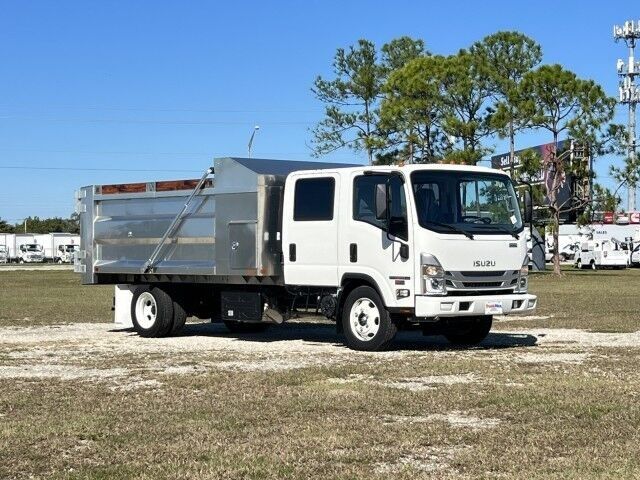 2026 Isuzu NPR-HD Crew Cab GAS 14&apos; BABCO Aluminum Landscape Dump Truck Homestead FL