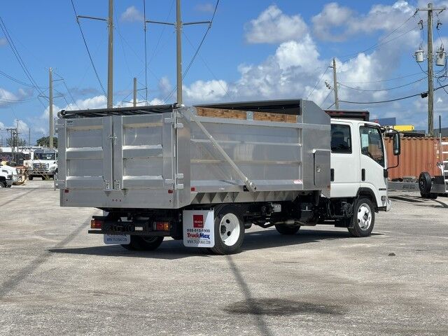 2026 Isuzu NPR-HD Crew Cab GAS 14' BABCO Aluminum Landscape Dump Truck