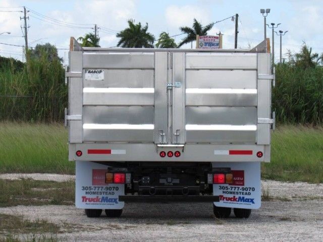 2026 Isuzu NPR-XD 13' BABCO Aluminum Landscape Dump Truck with tunnel box