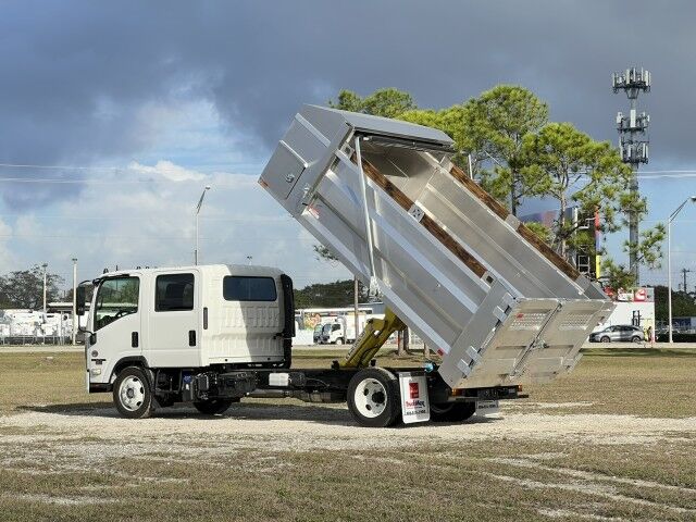 2026 Isuzu NPR-XD Crew Cab DSL 14' BABCO Aluminum Landscape Dump Truck