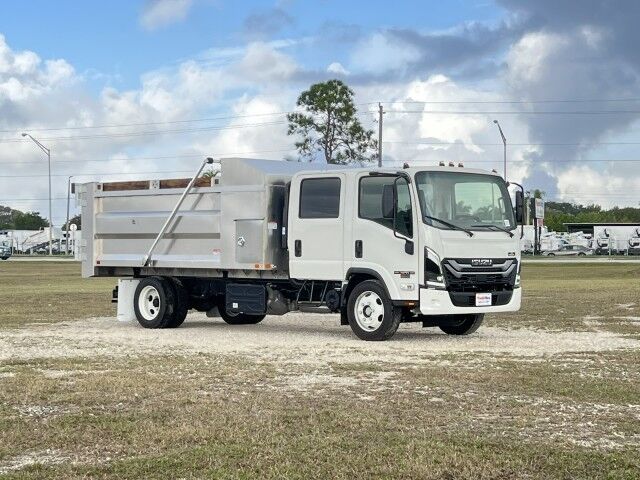 2026 Isuzu NPR-XD Crew Cab DSL 14' BABCO Aluminum Landscape Dump Truck Homestead FL