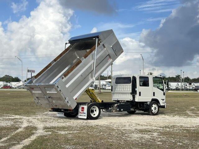 2026 Isuzu NPR-XD Crew Cab DSL 14' BABCO Aluminum Landscape Dump Truck