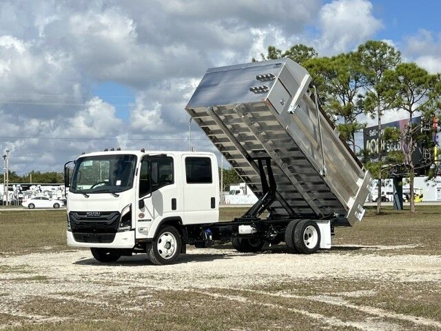 2026 Isuzu NPR-XD Crew Cab DSL 14' BABCO Aluminum Landscape Dump Truck