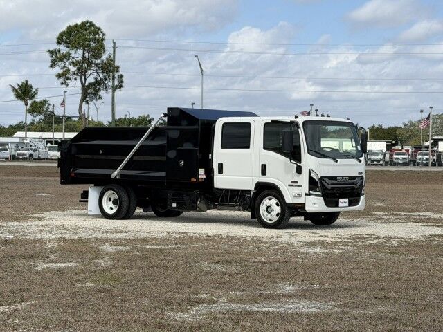 2026 Isuzu NPR-XD Crew Cab DSL 14' BABCO Steel Landscape Dump Truck Homestead FL
