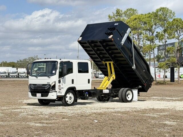 2026 Isuzu NPR-XD Crew Cab DSL 14' BABCO Steel Landscape Dump Truck