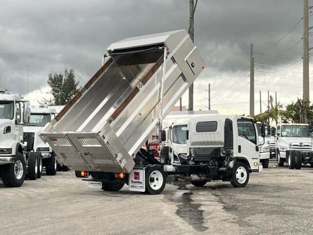 2026 Isuzu NPR-XD DSL 14' BABCO Aluminum Landscape Dump Truck