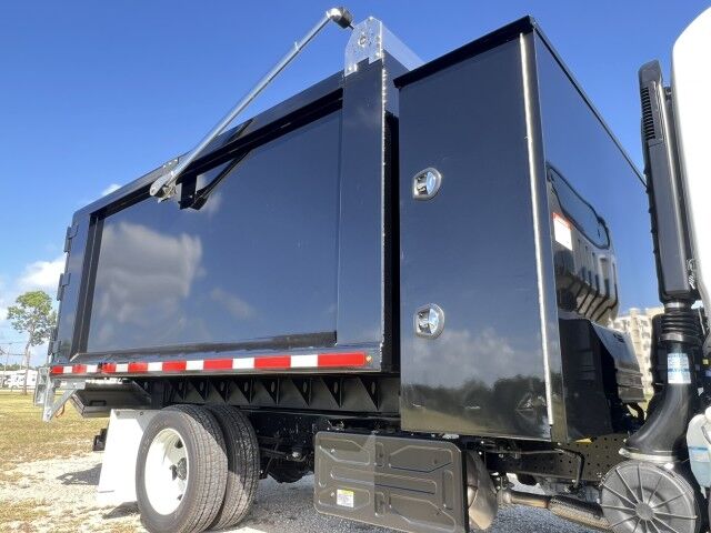 2026 Isuzu NRR 12' BABCO Steel Dump Truck with Tunnel Toolbox and Lift Gate Homestead FL