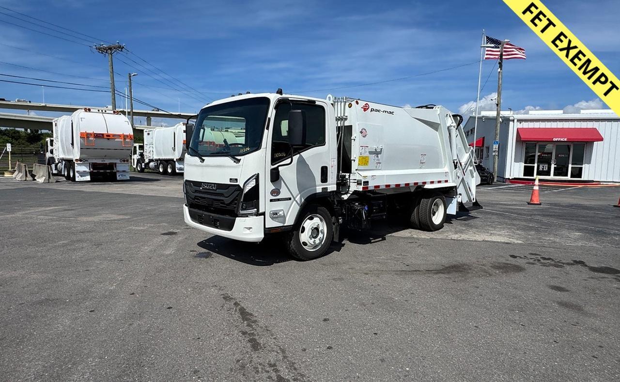 2026 Isuzu NRR 8 Yard Pac Mac Rear Loader Garbage Truck