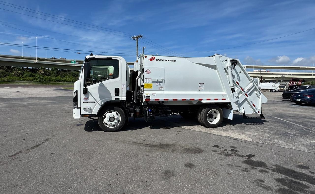 2026 Isuzu NRR 8 Yard Pac Mac Rear Loader Garbage Truck