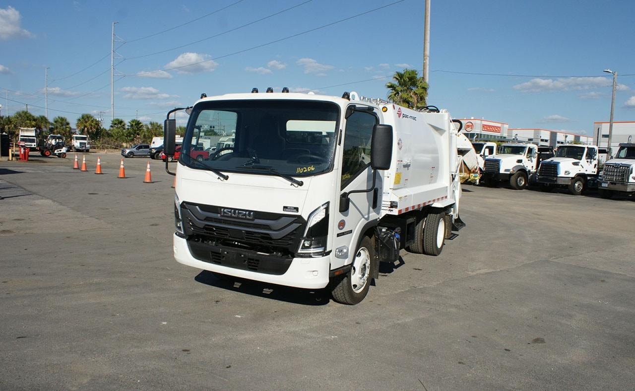 2026 Isuzu NRR 8 Yard Pac Mac Rear Loader Garbage Truck