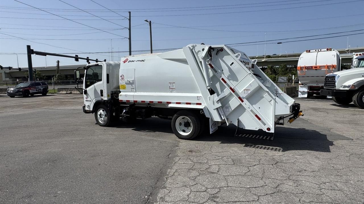 2026 Isuzu NRR 8 Yard Pac Mac Rear Loader Garbage Truck Tampa FL