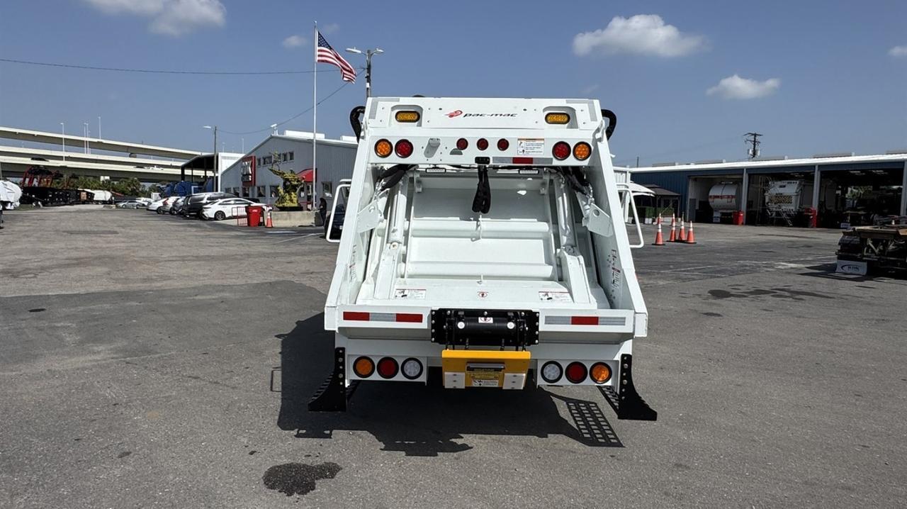 2026 Isuzu NRR 8 Yard Pac Mac Rear Loader Garbage Truck Tampa FL
