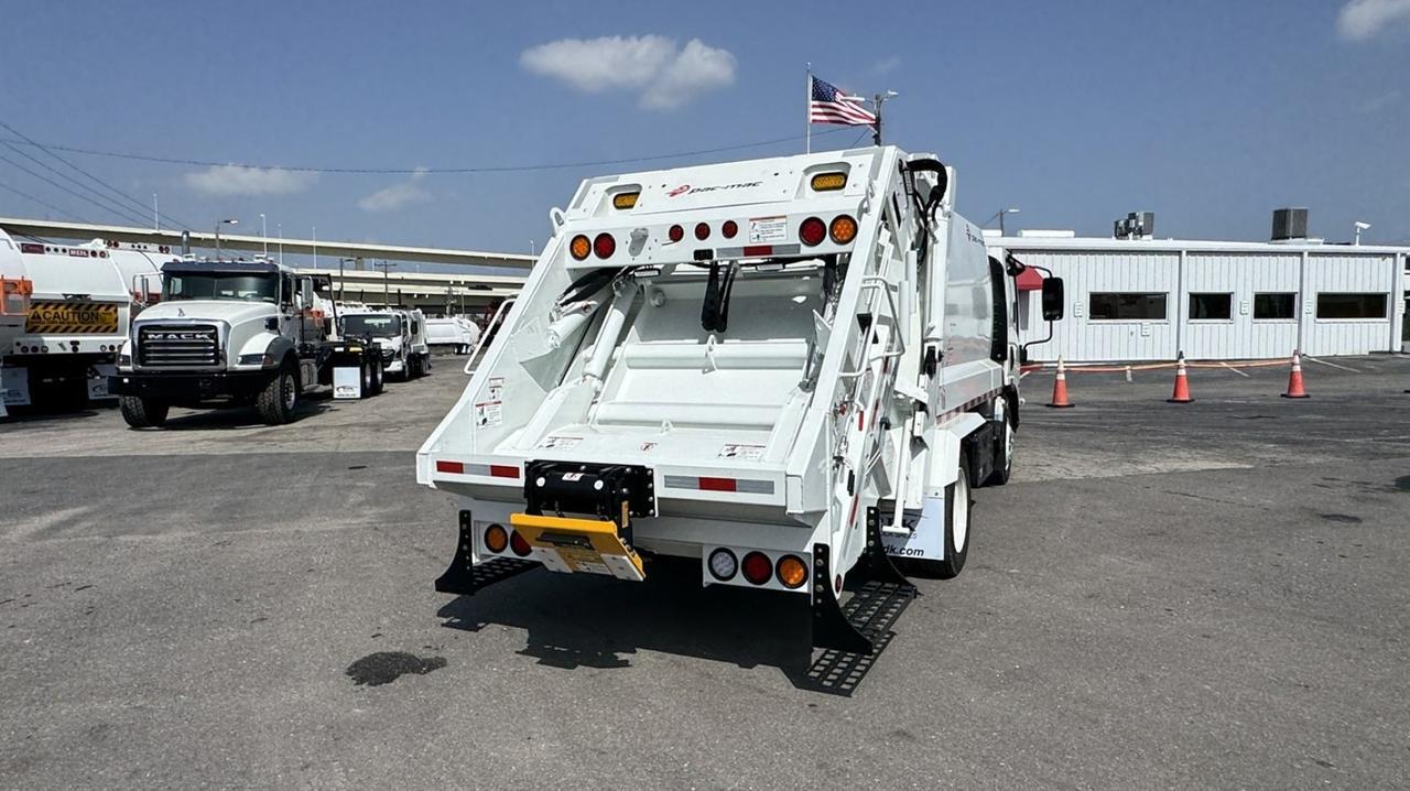 2026 Isuzu NRR 8 Yard Pac Mac Rear Loader Garbage Truck Tampa FL