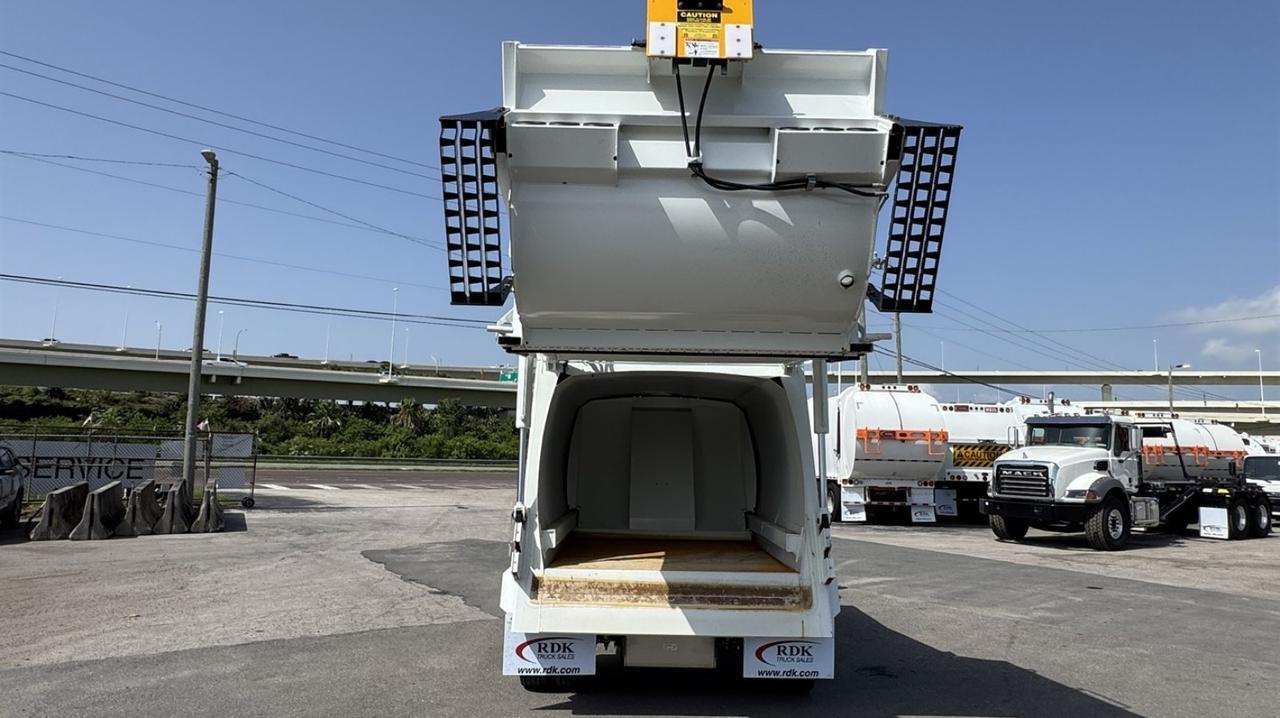 2026 Isuzu NRR 8 Yard Pac Mac Rear Loader Garbage Truck Tampa FL