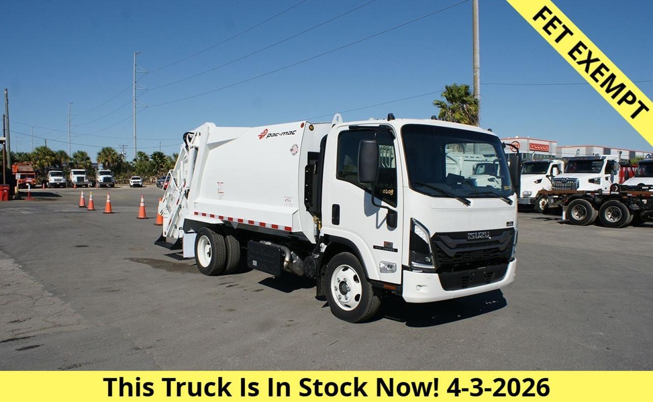 2026 Isuzu NRR 8 Yard Pac Mac Rear Loader Garbage Truck