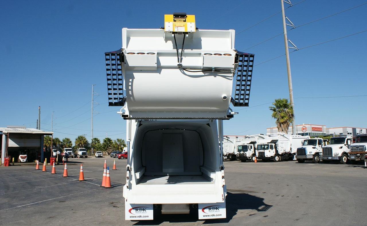 2026 Isuzu NRR 8 Yard Pac Mac Rear Loader Garbage Truck Tampa FL