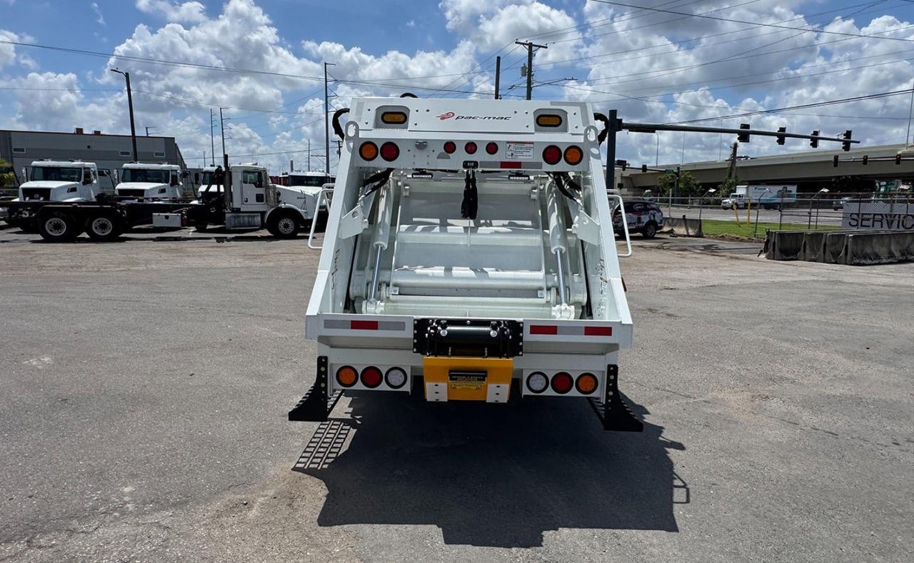2026 Isuzu NRR 8 Yard Pac Mac Rear Loader Garbage Truck Tampa FL