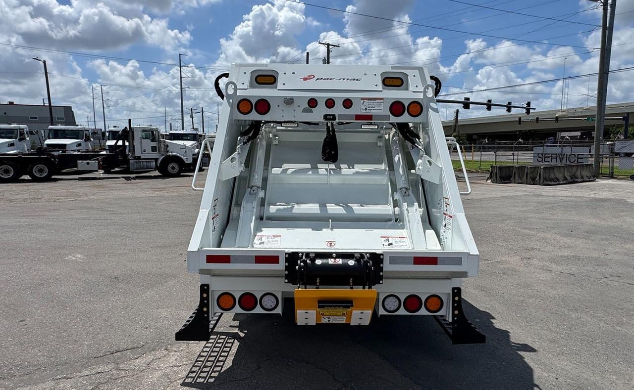 2026 Isuzu NRR 8 Yard Pac Mac Rear Loader Garbage Truck Tampa FL