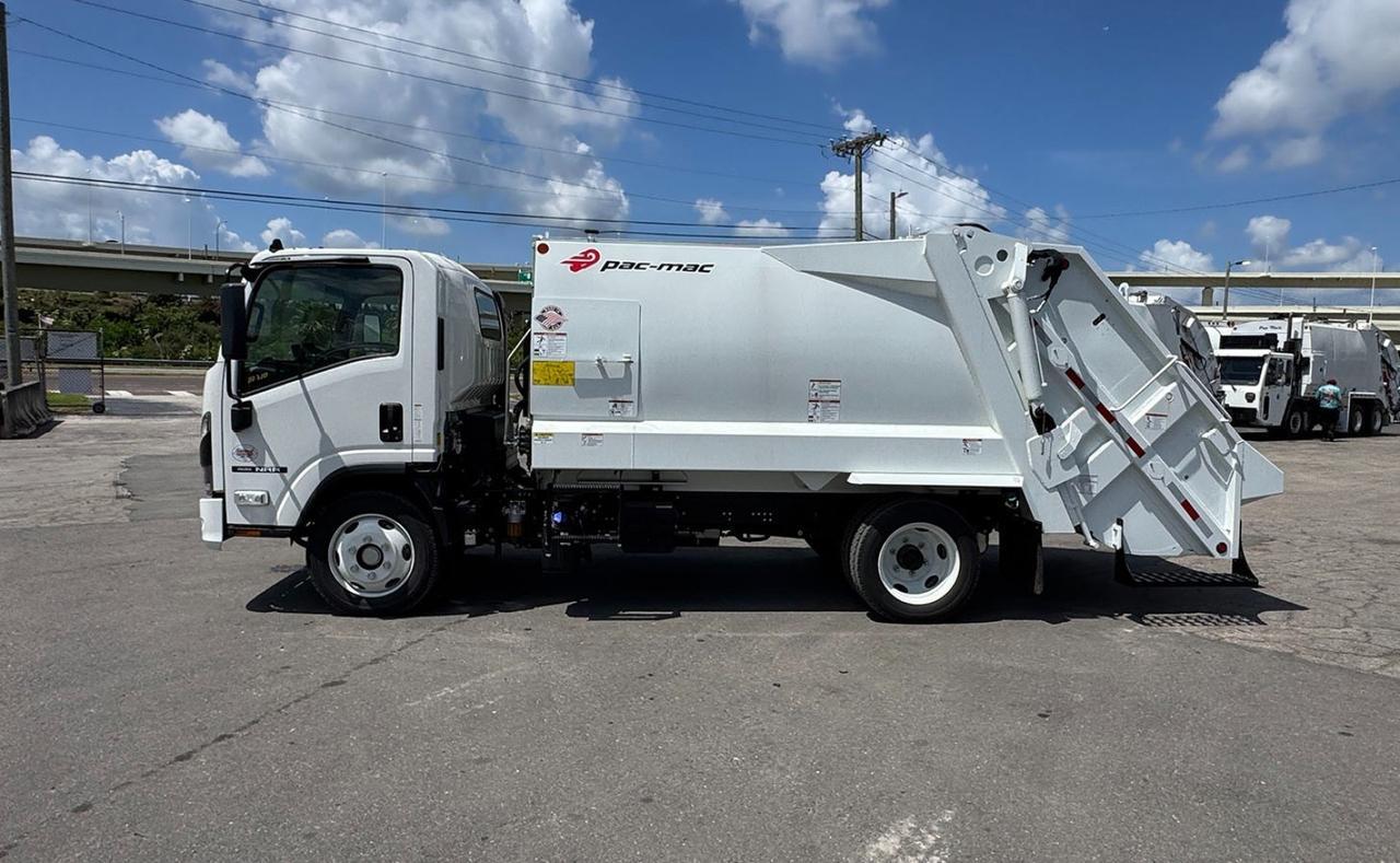 2026 Isuzu NRR 8 Yard Pac Mac Rear Loader Garbage Truck
