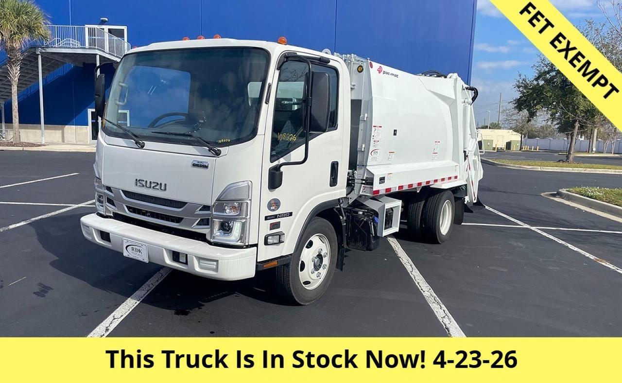 2026 Isuzu NRR 8 Yard Pac Mac Rear Loader Garbage Truck