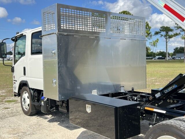 2026 Isuzu NRR Crew Cab 12' BABCO Aluminum Landscape Chipper Dump Truck Homestead FL