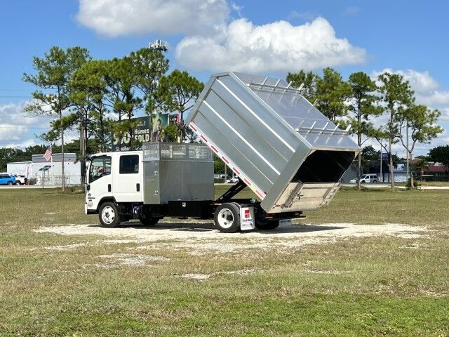 2026 Isuzu NRR Crew Cab 12&apos; BABCO Aluminum Landscape Chipper Dump Truck