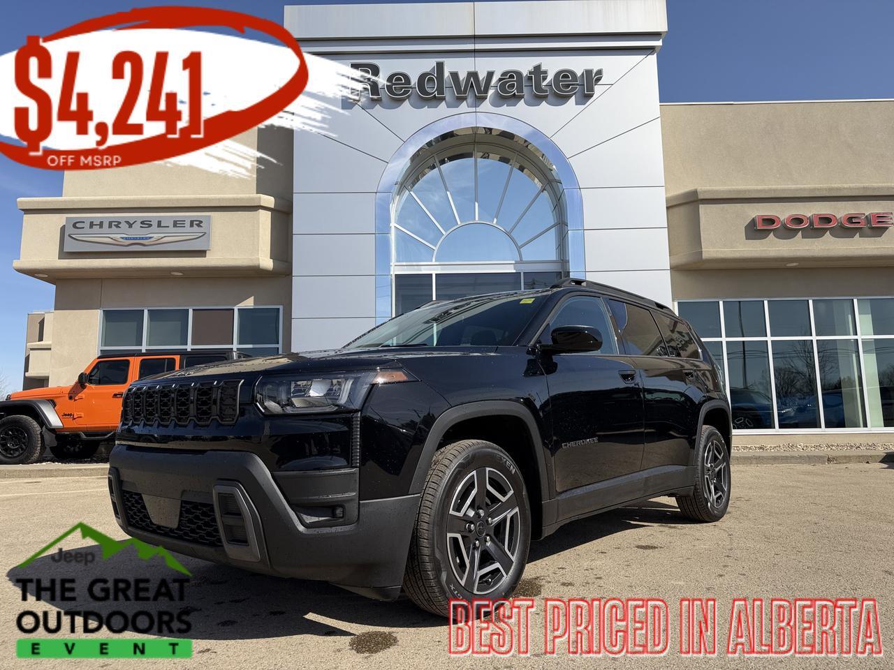2026 Jeep Cherokee Laredo 4x4 | Turbo Hybrid | Heated Front Seats | Remote Start | Uconnect 5 | LED Headlamps
