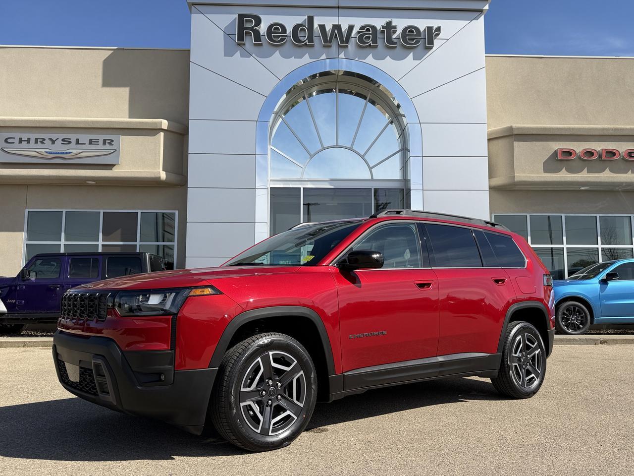 2026 Jeep Cherokee Laredo 4x4 | Turbo Hybrid | Red Hot Pearl | Heated Seats | Remote Start | Backup Camera | Towing