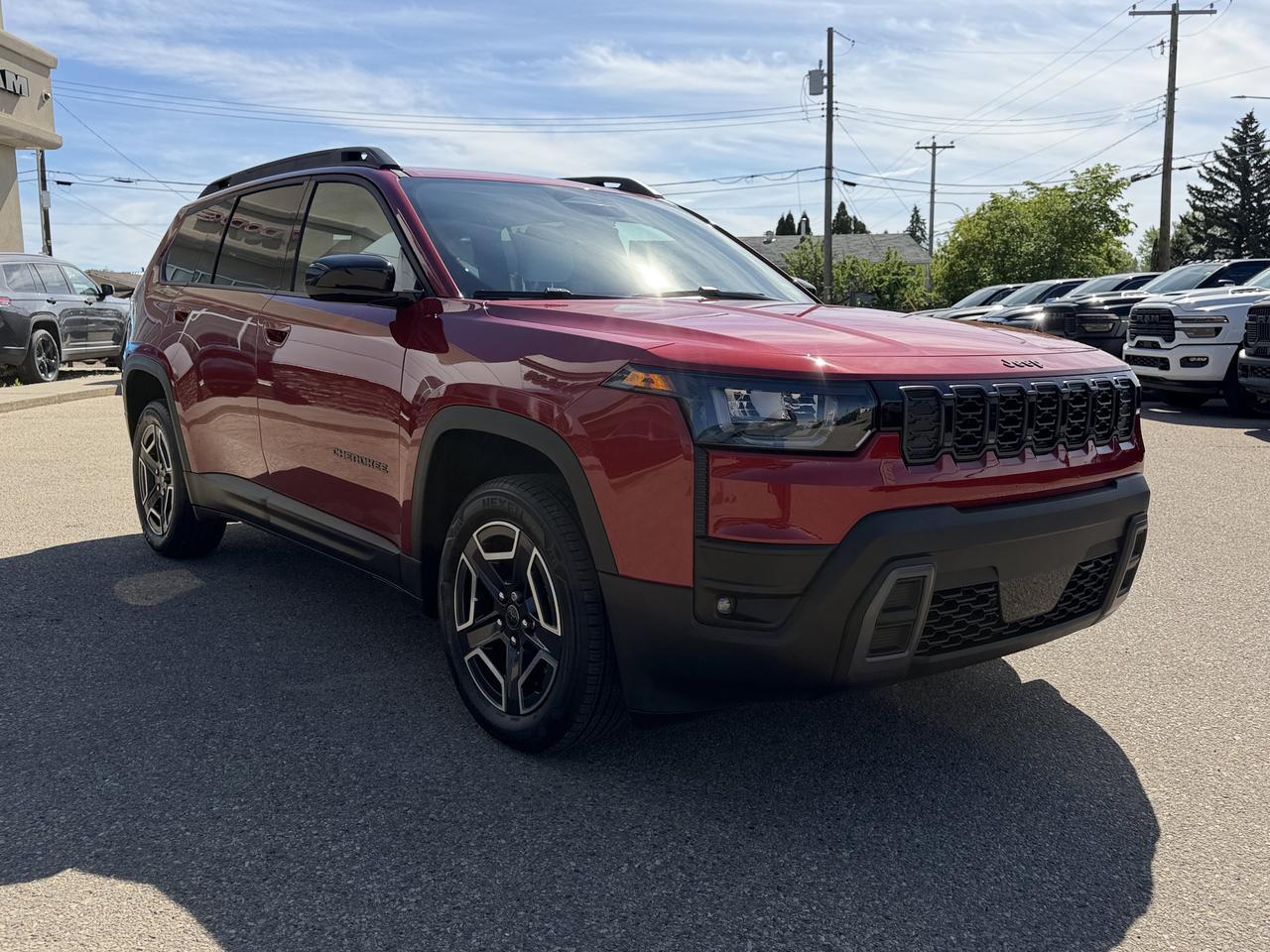 2026 Jeep Cherokee Laredo 4x4 | Turbo Hybrid | Red Hot Pearl | Heated Seats | Remote Start | Backup Camera | Towing Redwater AB