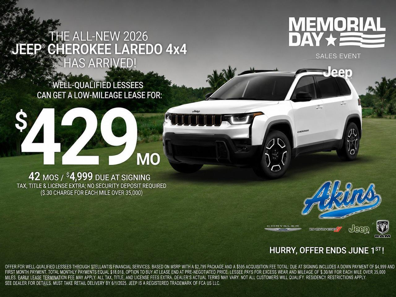 2026 Jeep Cherokee Laredo Winder GA