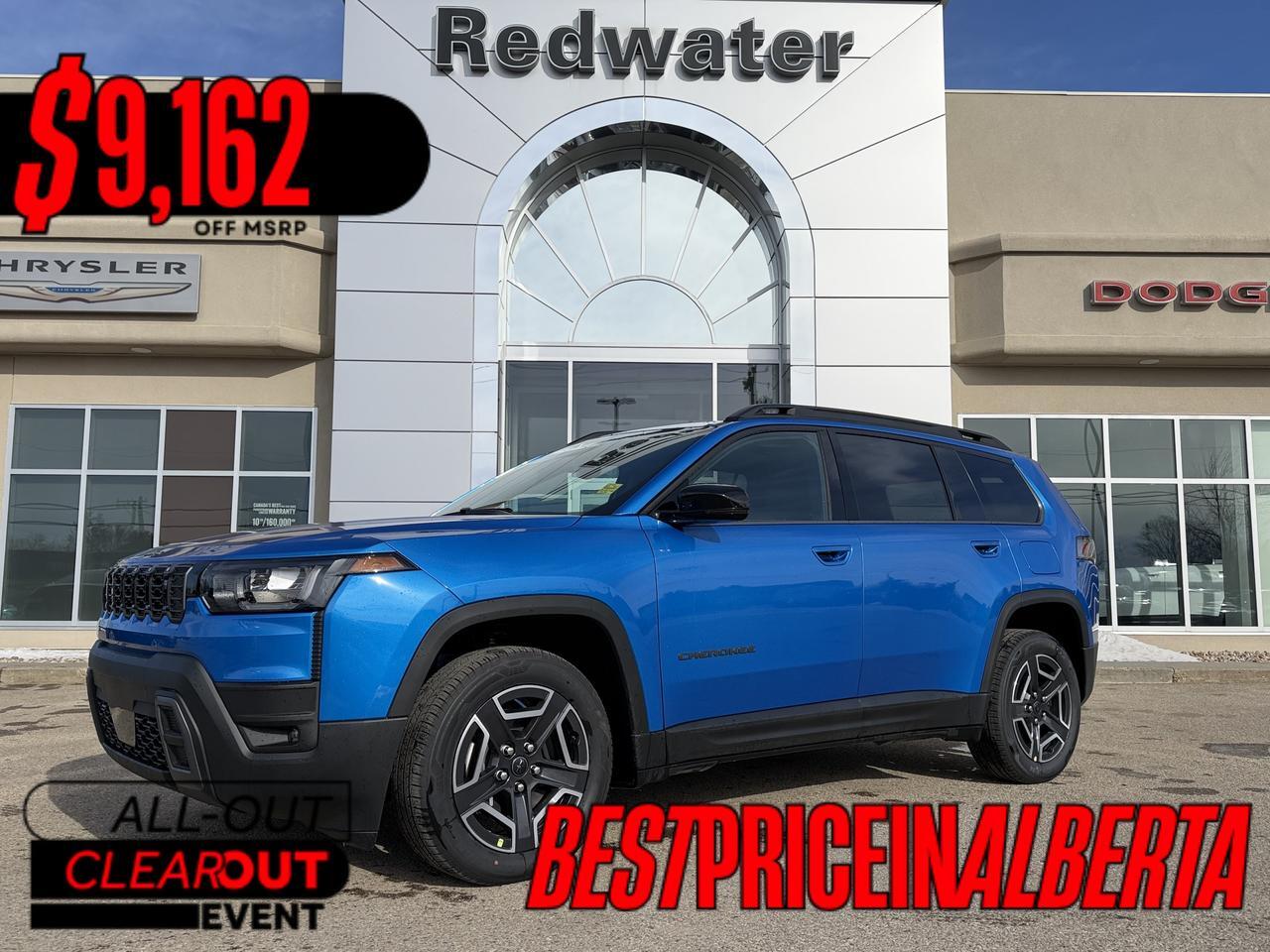2026 Jeep Cherokee Limited 4x4 | Hydro Blue Pearl | Turbo Hybrid | Panoramic Sunroof | Trailer Tow Group