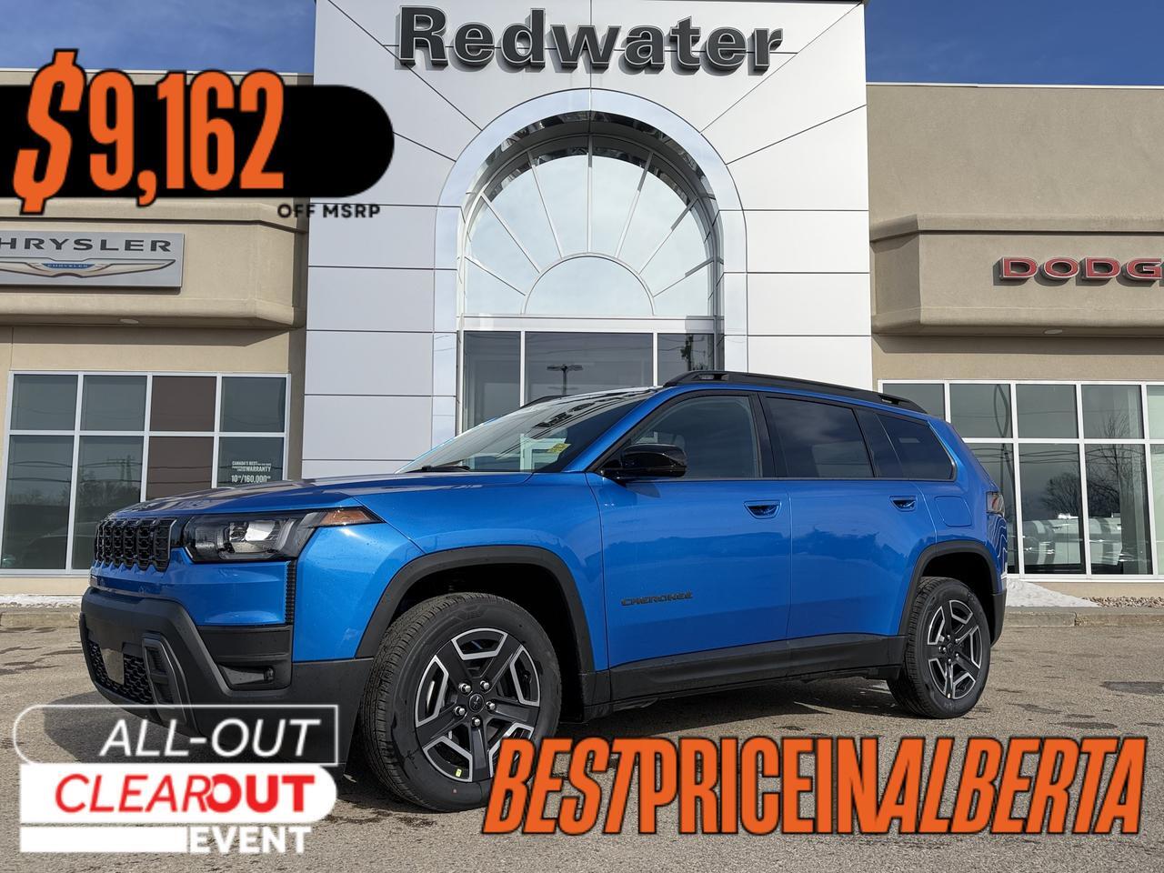 2026 Jeep Cherokee Limited 4x4 | Hydro Blue Pearl | Turbo Hybrid | Panoramic Sunroof | Trailer Tow Group