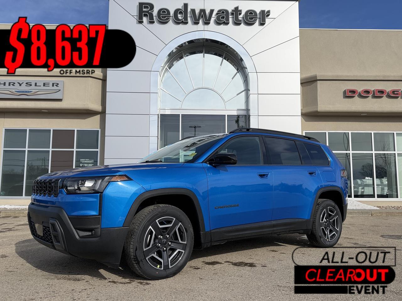 2026 Jeep Cherokee Limited 4x4 | Hydro Blue Pearl | Turbo Hybrid | Panoramic Sunroof | Trailer Tow Group