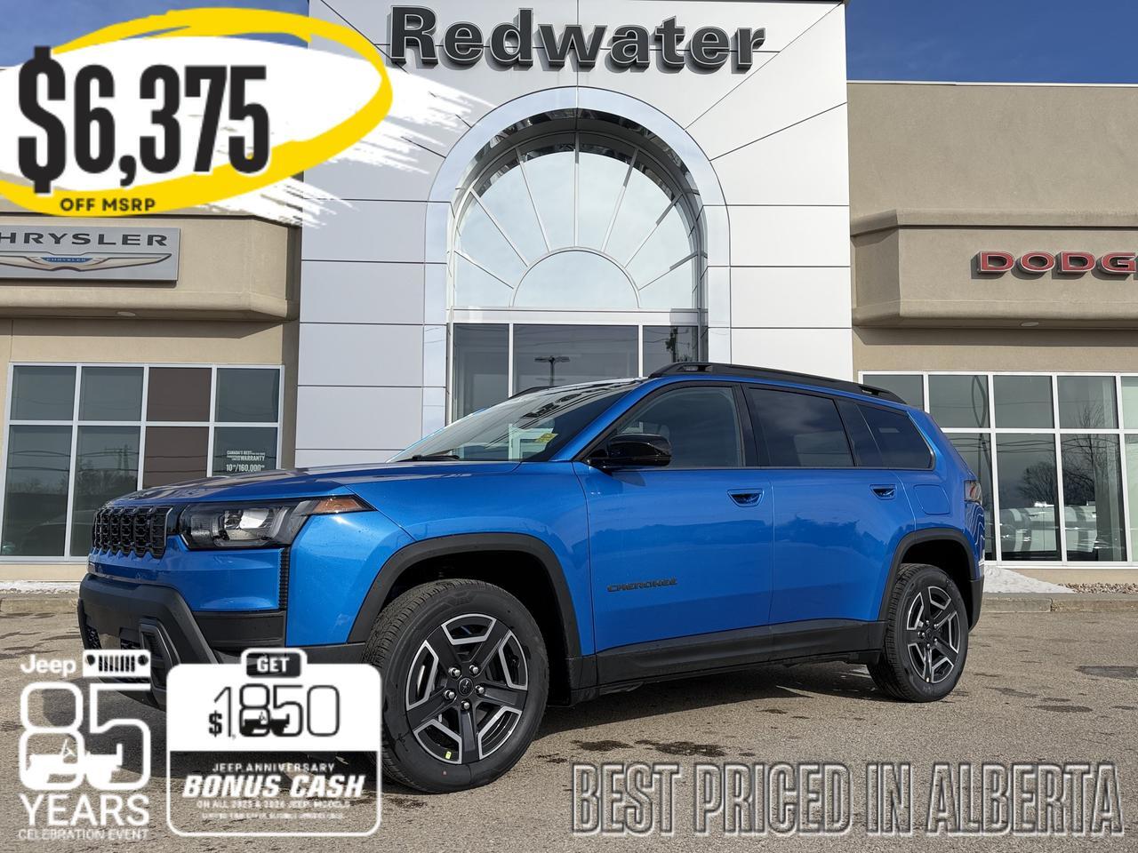 2026 Jeep Cherokee Limited 4x4 | Hydro Blue Pearl | Turbo Hybrid | Panoramic Sunroof | Trailer Tow Group