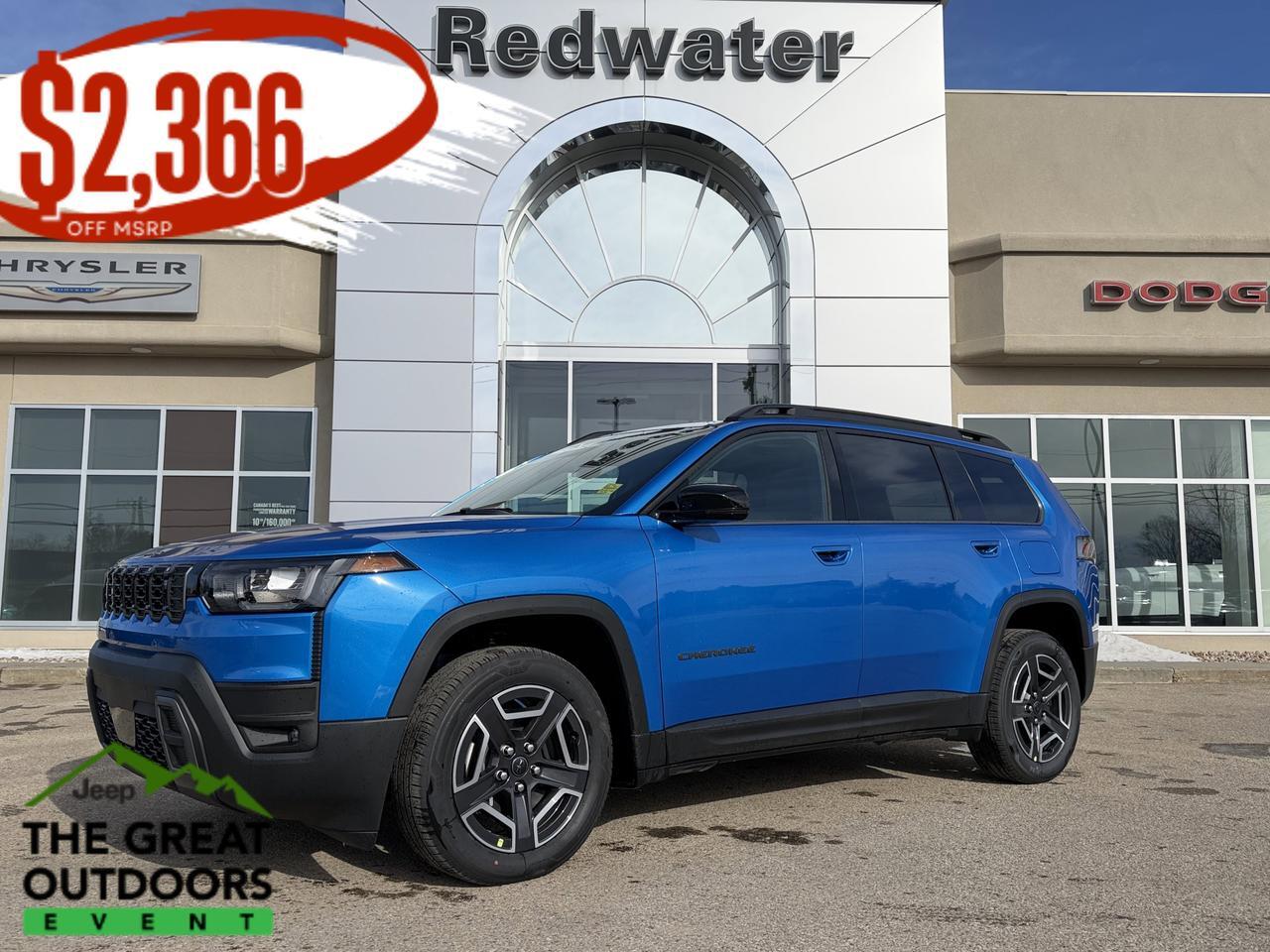 2026 Jeep Cherokee Limited 4x4 | Hydro Blue Pearl | Turbo Hybrid | Panoramic Sunroof | Trailer Tow Group