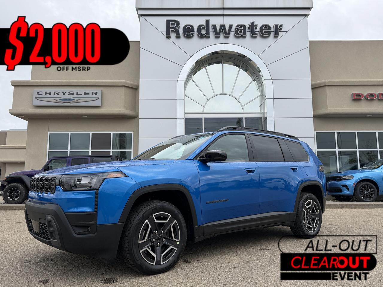 2026 Jeep Cherokee Limited 4x4 | Premium Leather | Heated Seats | NAV | Pano Sunroof | Power Liftgate