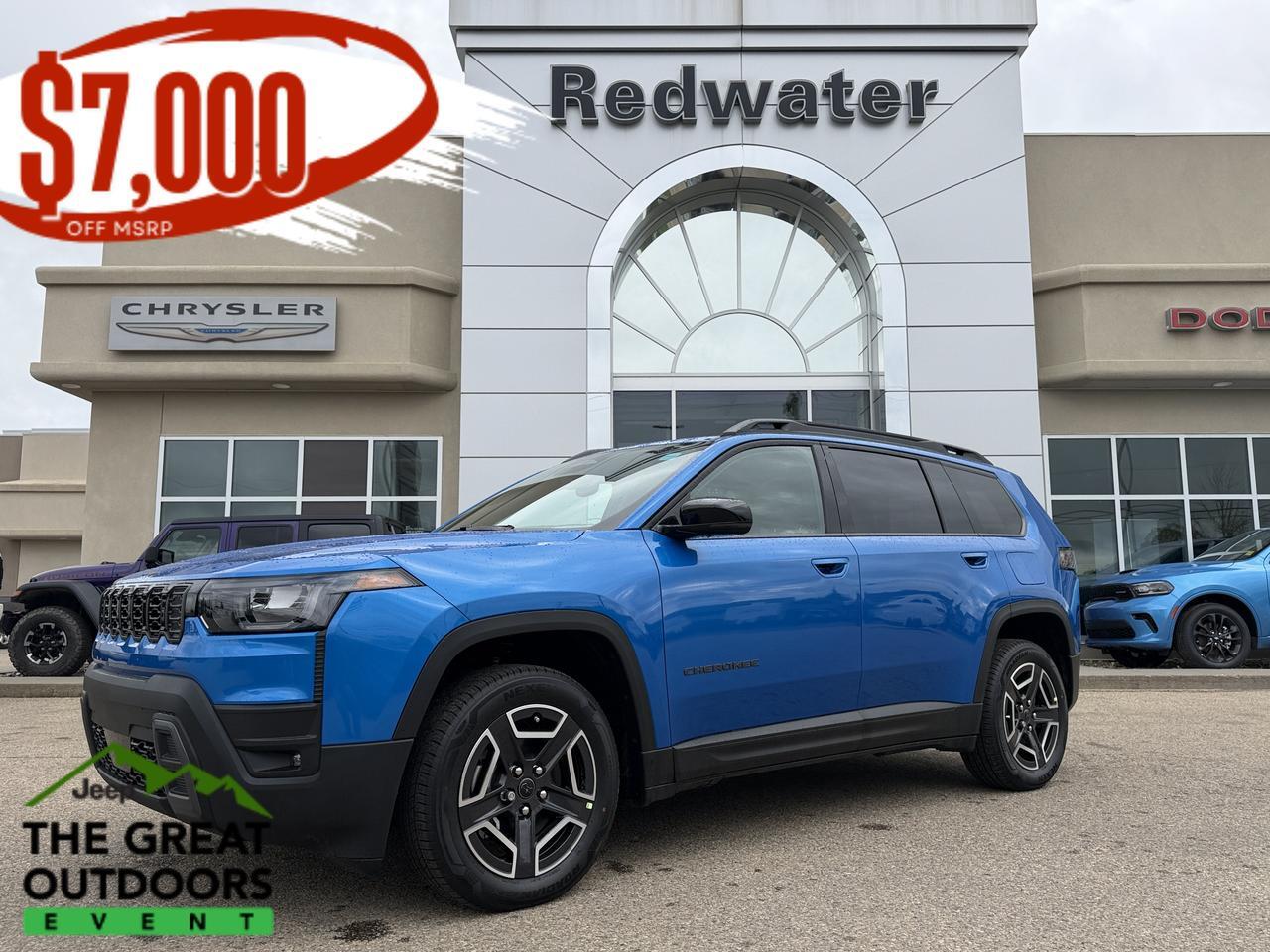 2026 Jeep Cherokee Limited 4x4 | Premium Leather | Heated Seats | NAV | Pano Sunroof | Power Liftgate